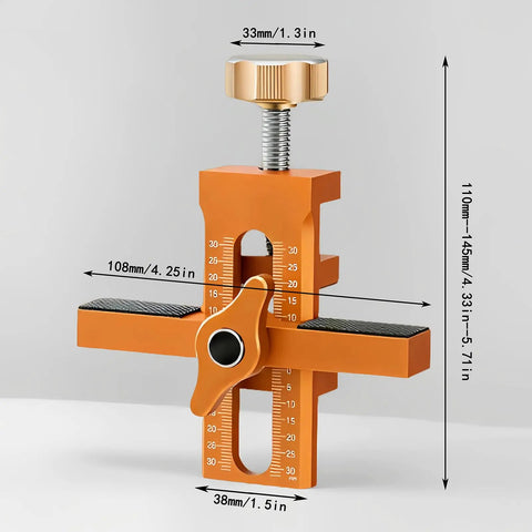Adjustable Aluminum Cabinet Hardware Jig For Quick Door Alignment Hella Accurate Hinge And Push To Open Setup Smooth Sailing DIY Furniture Assembly Tool Definitely Knock Out Any Cabinet Build Fast Today