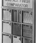 Plastic Surface Finish Comparator For Engineers Inspectors And Purchasing Agents A Handy Inexpensive Pocket Tool With Accurate Reproductions From 16 To 500 Microinch Finish Range Includes Hang Up Hole Great Giveaway For Drafting Classes. pocket plastic comparator with 18 finish specimens