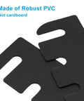 Door Hinge Shims 4 Inch PVC Spacers 10 Pack Quick Alignment showing durable PVC material