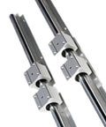 Dope 20mm Linear Rail Kit With 2 Rails And 4 SBR20UU Blocks For CNC Engraving 3D Printing And Small Motion Machines Fully Supported Stainless Steel Guide Rail For Precision Cutting And Long Travel 1200mm And 1500mm, stainless steel linear rails with four blocks