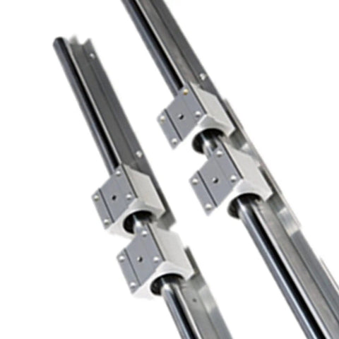 Dope 20mm Linear Rail Kit With 2 Rails And 4 SBR20UU Blocks For CNC Engraving 3D Printing And Small Motion Machines Fully Supported Stainless Steel Guide Rail For Precision Cutting And Long Travel 1200mm And 1500mm, stainless steel linear rails with four blocks