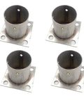 Stainless Steel Post Base Sleeve Kit For 2x2 4x4 6x6 8x8 Posts With Fence Post Anchor Base Bracket Railing Holder And Round Column Support
