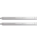 Rear Upper Radius Rod Arms For Polaris RZR XP 1000 RS1 And Turbo 2014 To 2023 With High Ground Clearance Aluminum Alloy Construction Oil Coated Silvery Finish Durable Off Road Upgrade, pair