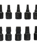 Harskiyer 10 Piece HSS Screw Extractor Kit And Bolt Remover Set For Stripped Or Broken Fasteners Easy Out Damaged Nut Driver Tools For Garage DIY Auto Repair Pros, 1/4 to 13/32 in