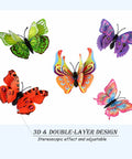 Colorful 3D Butterfly Wall Decor Set With Magnets And Glue Dots Dual Attachment For Party Decor That Pops And Home Wall Art