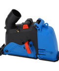Heavy Duty Angle Grinder Dust Collecting Guard With Quick Slide Hookup And Adjustable 0 To 45 Mm Depth Universal Fit For 4 And 5 Inch Tools