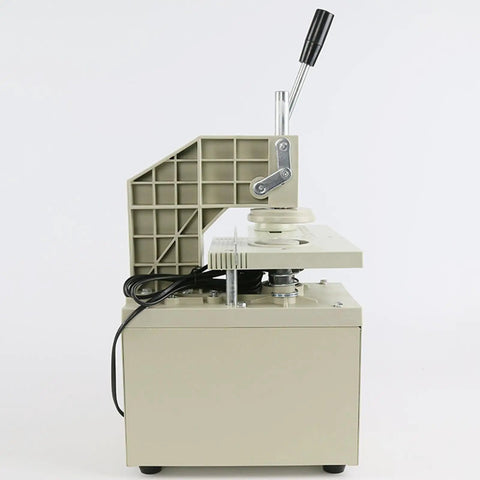 Pro Electric Curtain Punch Machine With Knives For Workshop Cutting And Punching Blinds Tools 48mm And 53mm Dies Heavy Duty side view