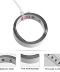 No Fuss Self Adhesive One Meter Steel Metric Track Ruler Tape rolled, showing clear scale for easy measurements at workstations.