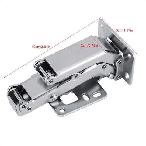 170 Degree Hydraulic Soft Close Cabinet Hinge For 16 To 40mm Doors Beefy Carbon Steel Silver Finish Quiet Durable