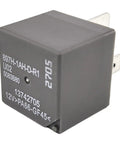 Close-up of Two Pack 70A 12V DC SPST Relay 4 Pin For Ford F150 RAM 1500 Silverado with visible part numbers and pins