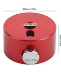Arrow Storage Case Cap For Cymbals Aluminum Alloy 40mm Secure Fixation Drum Hardware With Quick Install Easy Cymbal Mounts And Stand Parts For Drum Sets And Percussion Red, 40mm red aluminum cap