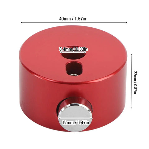 Arrow Storage Case Cap For Cymbals Aluminum Alloy 40mm Secure Fixation Drum Hardware With Quick Install Easy Cymbal Mounts And Stand Parts For Drum Sets And Percussion Red, 40mm red aluminum cap