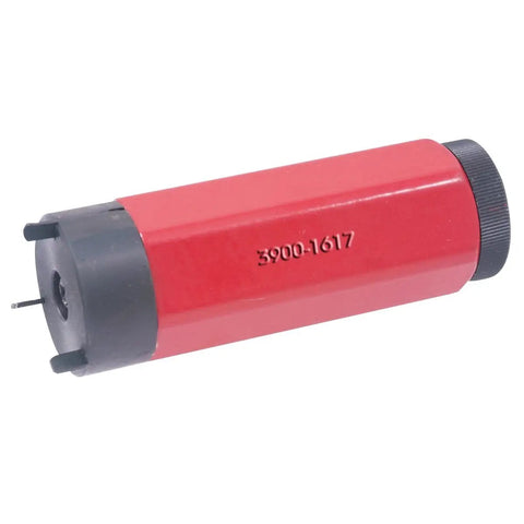 5C Collet Wrench With Durable Steel Head And Ergonomic Handle For Easy Collet Insertion And Removal, Heavy Duty Tool Designed For Quick, Reliable Grips And Fast Setups In Milling, Lathe, And Workshop. red steel 5C collet wrench side view