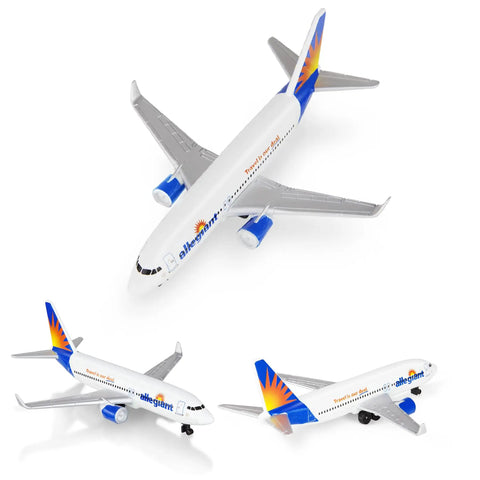 Allegiant 1/400 Diecast Airplane Model For Collectors, Ultra Detailed Plastic And Metal Display Replica, 5.83 Inch Length
