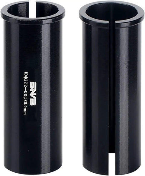 Pair of Must Have 100mm Aluminum Seatpost Shim Reducer Sleeve For Mountain Bikes CNC Machined 6061 Alloy Lightweight Anti Rust