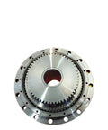 Badass Precision Cycloidal Pinwheel RV Reducer 220BX Gearbox Featuring Drop In Ready Design with metal gears and mounting holes.