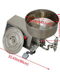 Kickass Gear Pump Paste Filling Machine With 5 To 10000 Ml Range And Quick Touchscreen Dial for sauces, jams, honey, cosmetics, stainless steel.