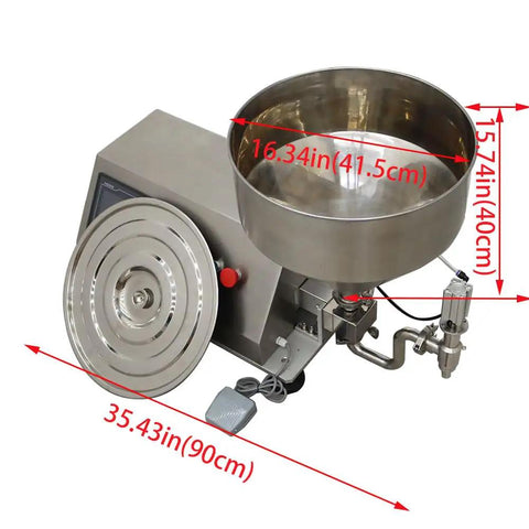 Kickass Gear Pump Paste Filling Machine With 5 To 10000 Ml Range And Quick Touchscreen Dial for sauces, jams, honey, cosmetics, stainless steel.