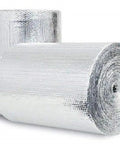 Spiral Duct Wrap Reflective Insulation For HVAC Ductwork 21 In By 25 Ft R8-24 Dual 96 Percent Reflective Film With Bubble Liner