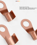 Heavy Duty Welding Magnetic Ground Clamp With Strong Holding Power For Fast Setup And Secure Fixture On Any Metal Work Surface To Boost Your Efficiency Today, showing purple copper wire ends.
