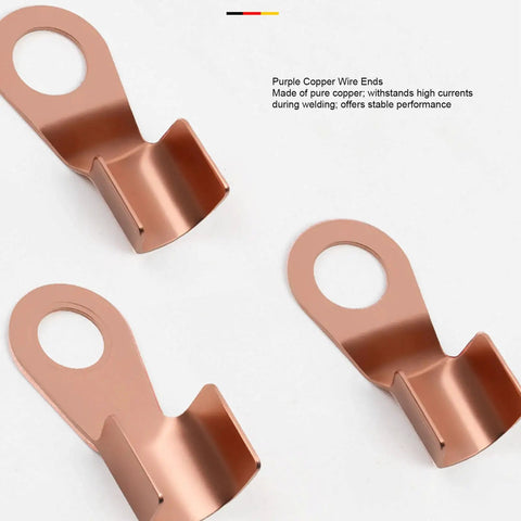 Heavy Duty Welding Magnetic Ground Clamp With Strong Holding Power For Fast Setup And Secure Fixture On Any Metal Work Surface To Boost Your Efficiency Today, showing purple copper wire ends.
