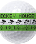Limited Edition Mickey Mouse Digiverse Vista3 Golf Balls One Dozen Officially Licensed Collector Set with bold designs