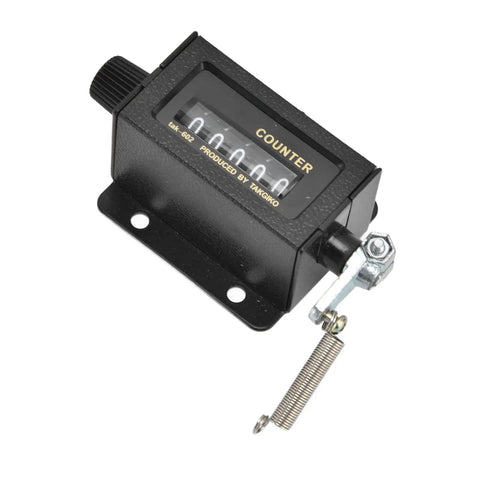 5 Digit Bale Counter With Reset Function Glass Mirror Display Durable Counting Tool for Printing Machines, industrial use shown