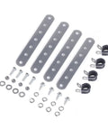 Heavy Duty Steel Oil Cooler Mounting Bracket Kit For 3/4 Inch Systems Compatible With LPD47391 with bolts and brackets displayed