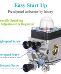 Premium Replacement Carburetor Kit For STIHL FS55 FS55R FS45 FS38 HL45 Weed Eater And Hedge Trimmer Rebuild Kit Close-up View
