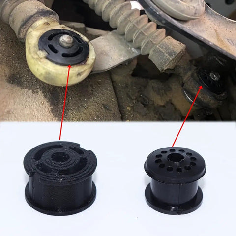 16mm and 22mm shift cable bushing kit for 5 speed manual transmissions fits Chrysler PT Cruiser 2001 2008 and Dodge Neon 2001 2008 gear shifter linkage repair replaces 5037380AA