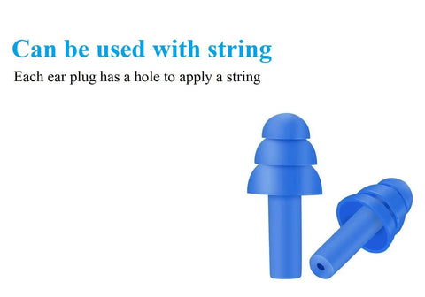 Soft Reusable Silicone Ear Plugs For Swimming Sleeping And Concerts With Individually Wrapped Waterproof Ear Protection