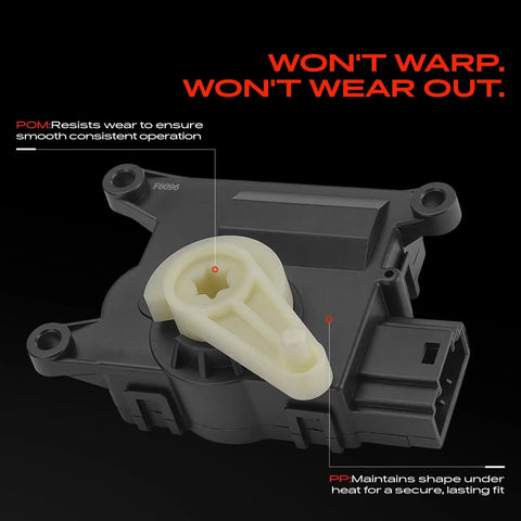Premium Factory Style Hvac Heater Blend Door And Recirculation Actuator For Nissan Sentra Cube Juke Leaf Direct Swap close-up showing durable design features.