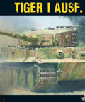 Box cover of Tiger I Ausf E 1 To 56 Scale German Army Plastic Tank Kit For Bolt Action Tabletop Battles 28mm Miniatures.