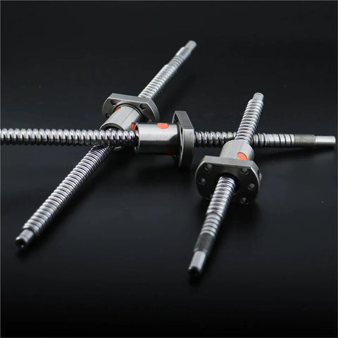 Three SFU1204 Ball Screw And Nut Kit For Pro Grade Precision Linear Motion In Machinery C7 Grade Fit For Industrial Machines