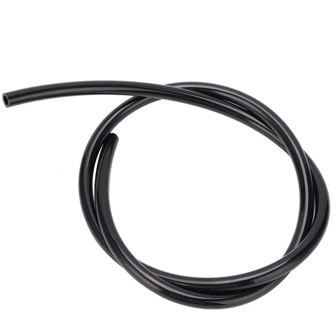 Hardcore Heavy Duty PU Polyurethane Air Hose Built Like A Beast For Woodworking Factory Use High Pressure Pneumatic Tube Thick Walls Slam Proof Endure 14x10mm One Meter Length Great For Demanding Industrial Jobs Where Reliability Rules, black coiled hose