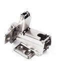 Close-up of Rotating Concealed Cabinet Door Hinge Set With Matching Screws 165 Degree Spring Folded Hinges
