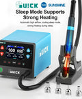 Beefy 1000W Hot Air Desoldering Station for Mobile Repair and PCB SMD Chips, Intelligent PID Temperature Control Display