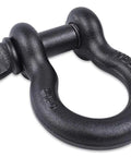 Recovery Shackle Block Assembly For 2 Inch Hitch Receivers With D Ring Red Finish Heavy Duty Off Road Gear 13,000 Lb Working Load