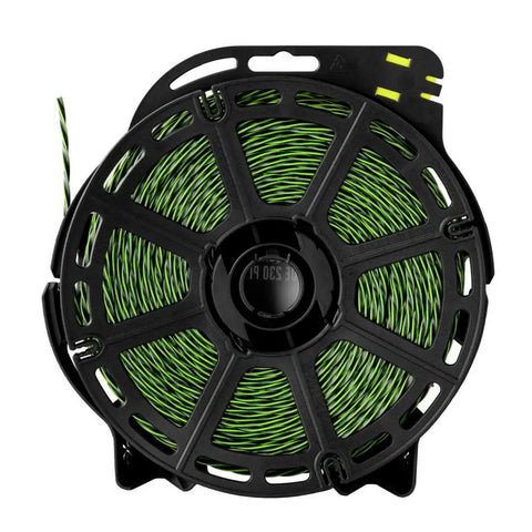 Dual Color Bi-Component Twist Trimmer Line, 0.095 Inch, 230 Feet, Pro Grade Replacement String For All Trimmers, in spool