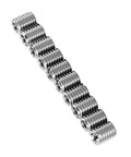 10 Piece Thread Repair Insert Kit For Cars And Machinery, Fix Stripped Threads Fast From M5x0.8 To M8x1.25, 0.4in Length, 303 Stainless Steel, Corrosion Resistant, Save Parts And Downtime With Easy DIY Install. Thread inserts stacked on white background