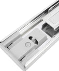 One 45mm Full Extension Push To Open Ball Bearing Drawer Slides for kitchen and bedroom furniture drawers, close-up of mechanism