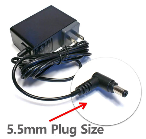 AC Wall Charger For RCA Portable DVD TV Combo Player 12V With Extra Long 200cm Heavy Duty Power Cord UL Listed