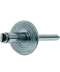 Beefy Large Flange Pop Rivets Steel Dome Head Blind Rivet Size 6-14 Three Sixteenths Inch By Seven Eighths Inch 500 Pack Durable Hardware Assortment For Building And Maintenance, steel large-flange blind rivet