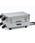 Rugged Alloy Toolbox With Built In Handle And Rolling Trolley, Portable Hard Case For Tools And Gear.
