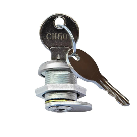 Truck Tool Box Lock Replacement Kit With CH501 Keys For Pickup Latch showing lock cylinder and key details