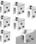 Straight Up Heavy Lifters Aluminum Standing Seam Roof Clamps, durable M8 stainless fasteners, ideal for metal roof solar mounting.