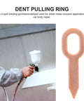 Dent Puller Ring Kit For Auto Body And Sheet Metal Repair 200 Piece Set With Precision Shaping Versatile Removal Tools
