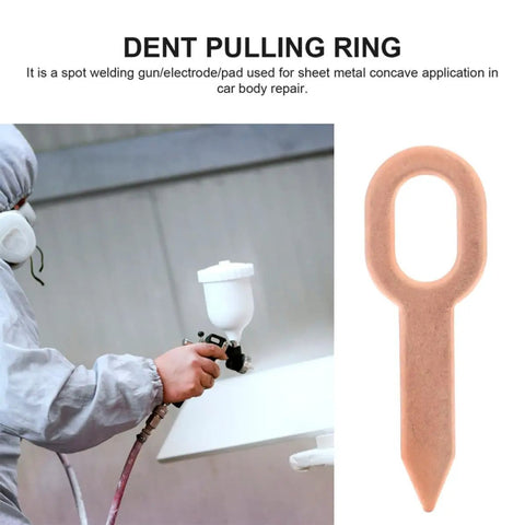 Dent Puller Ring Kit For Auto Body And Sheet Metal Repair 200 Piece Set With Precision Shaping Versatile Removal Tools
