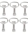 6-piece 8mm Triangle Socket Spanner Key Set Of 6 Aluminum Alloy Chrome Plated Triangular Wrenches