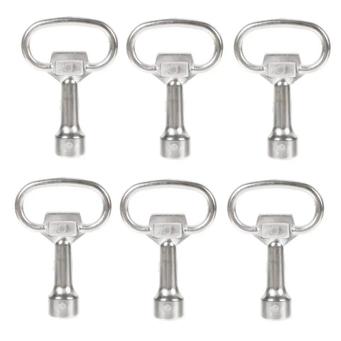 6-piece 8mm Triangle Socket Spanner Key Set Of 6 Aluminum Alloy Chrome Plated Triangular Wrenches